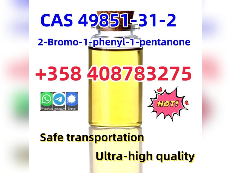 99% Purity 2-BroMovalerophenone CAS 49851-31-2 100% Pass Customs Door to Door   