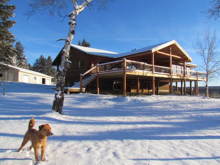 32 ha Hilltop-Ranch. Familien- u. Pferde-Paradies in grandioser Lage. Kanada- British Columbia.