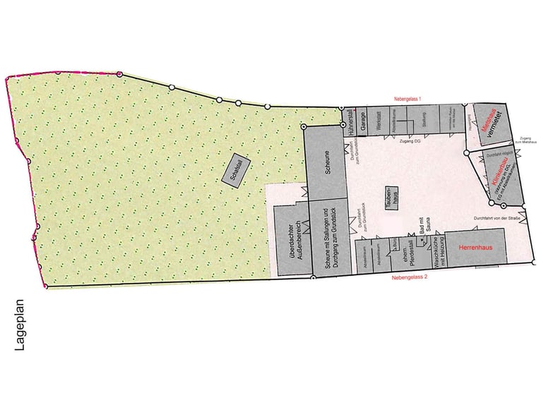 Historischer Vierseitenhof mit Herrenhaus und Potenzial für Pferdehaltung