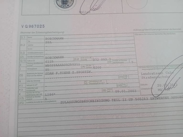 Böckmann Pferdeanhänger