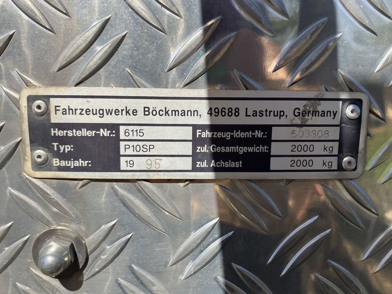 Böckmann Pferdeanhänger P 10 SP Tüv 09/2028 (NEU)