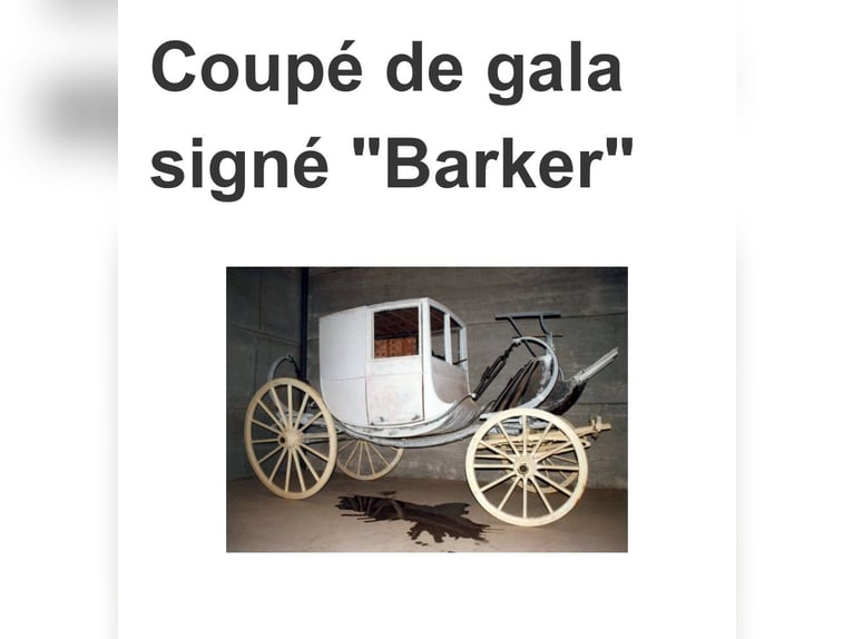 Pièce Royale – Rare Coupé de Gala BARKER LONDON – Ressorts en C & Essieux Collinge