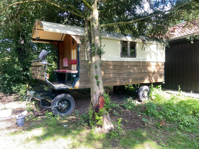 Planwagen, Trapper Wagen, Vintage-Tiny-House, Wohnmobil Kutsche