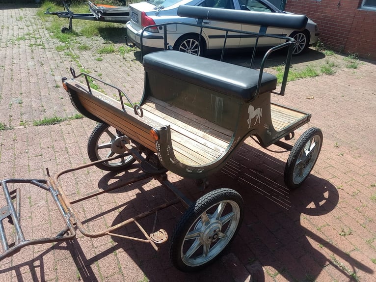 Kleine Ponykutsche für kleine Ponys Classic, Shetlander Shetty, Miniaturpferde  max. kleine Welsh a