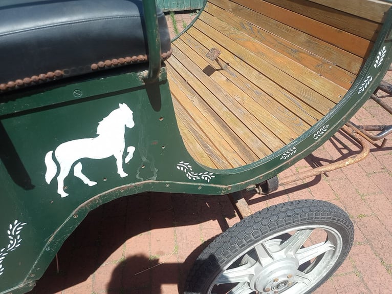Kleine Ponykutsche für kleine Ponys Classic, Shetlander Shetty, Miniaturpferde  max. kleine Welsh a