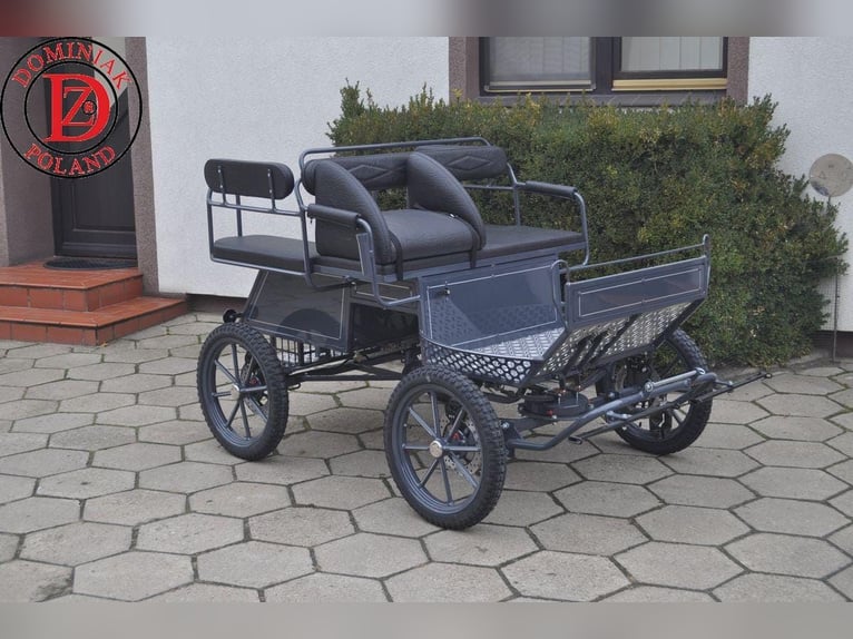 pony wagonette spurbreite 120 cm, inkl 2 spänner deichsel, 4 x scheibenbremsen typ 104 a