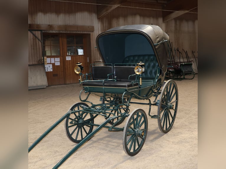 Eleganter Parkwagen Kutsche Baumann Lederpolsterung Zürich