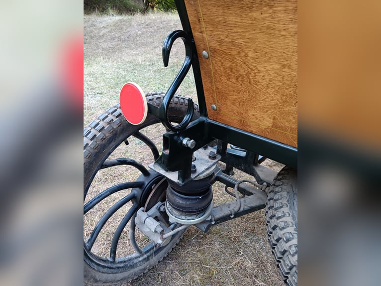 Jagdwagen Kutsche mit Geschirr 