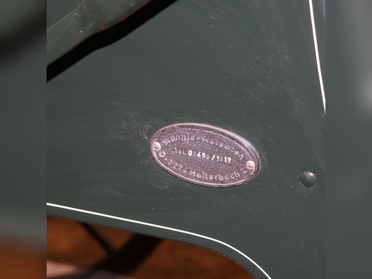 Kühnle Jagdwagen Ein/Zweispänner Scheibenbremsen Grün