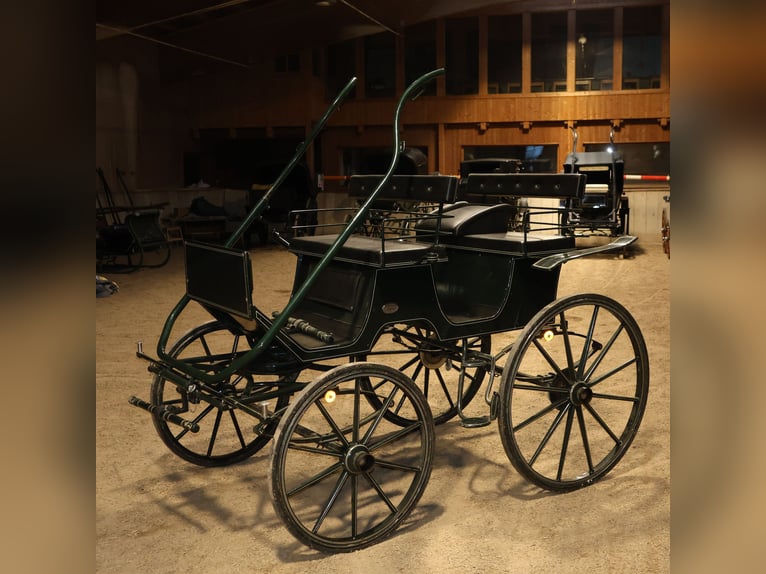 Kühnle Jagdwagen Ein/Zweispänner Scheibenbremsen Grün