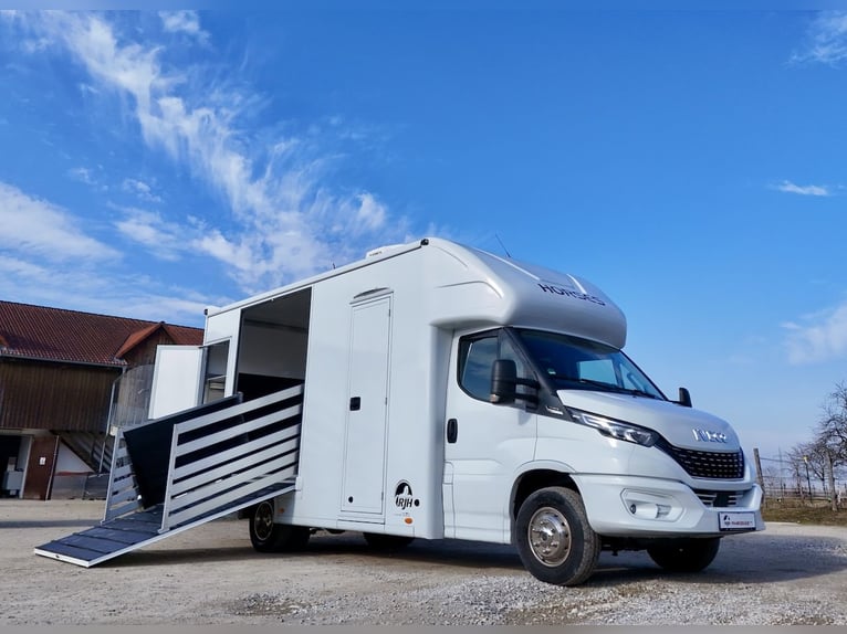 Iveco Daily RJH Sport Pro H2 für 2 Pferde mit Wohnkabine, WC und Dusche - Gebrauchtfahrzeug LKW