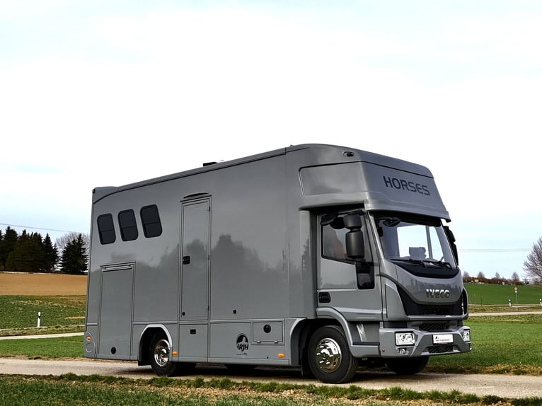 Iveco Eurocargo 80E RJH Pferdetransporter Wohnung Dusche WC 3-Pferde LKW