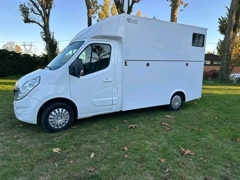 Kleintransporter für den Pferdetransport, geeignet für 2 Pferde, mit Stallkonfiguration Master