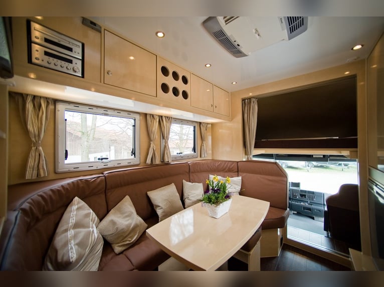 MAN 15.280 Gimmel 5 Pferdetransporter Wohnung WC Dusche LKW