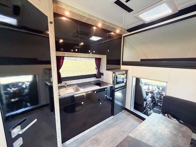 Pferdetransporter 7,5t Automatik 210 PS Wohnmobil 3 Pferde Klima im Pferdeabteil Horsetruck Camion