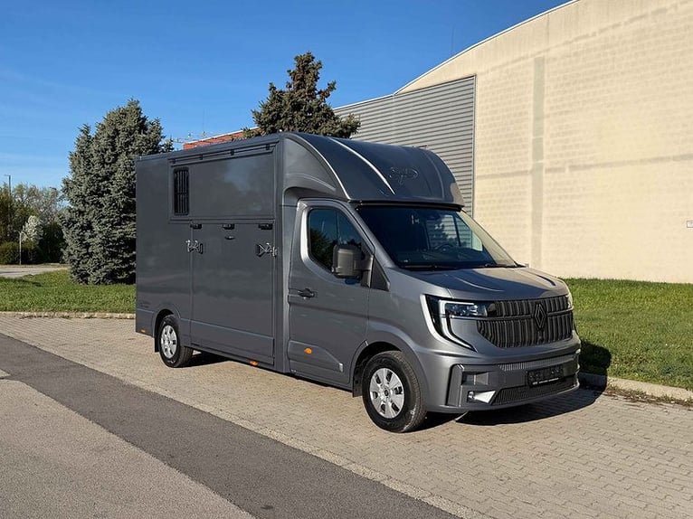 Pferdetransporter Renault Master Neues Modell 2 Ride Automatik Selbstfahrer Horsetruck Horsevan
