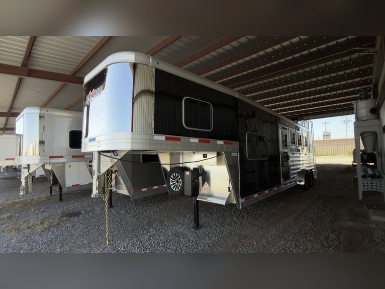 American Horsetrailer Exiss Gooseneck 7408LQ mit deutscher Zulassung