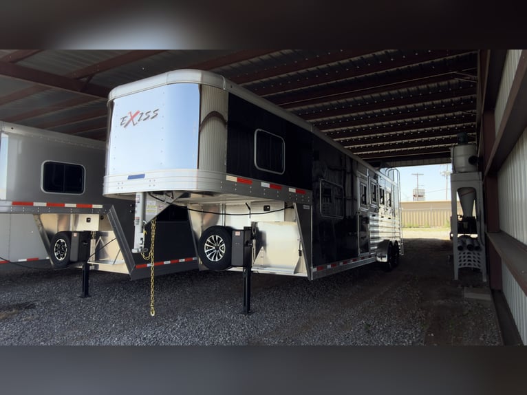 American Horsetrailer Exiss Gooseneck 7408LQ mit deutscher Zulassung