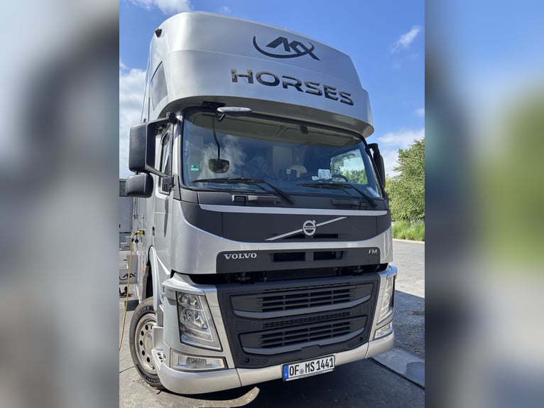 Volvo FM 500 AKX Pferdetransporter 8 Pferde mit Wohnmobil Kabine - horse truck
