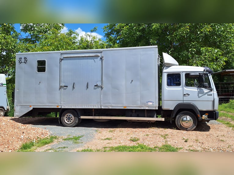 Pferdetransporter LKW Mercedes 4 Stellplätze Sattelkammer Wassertank Kameras