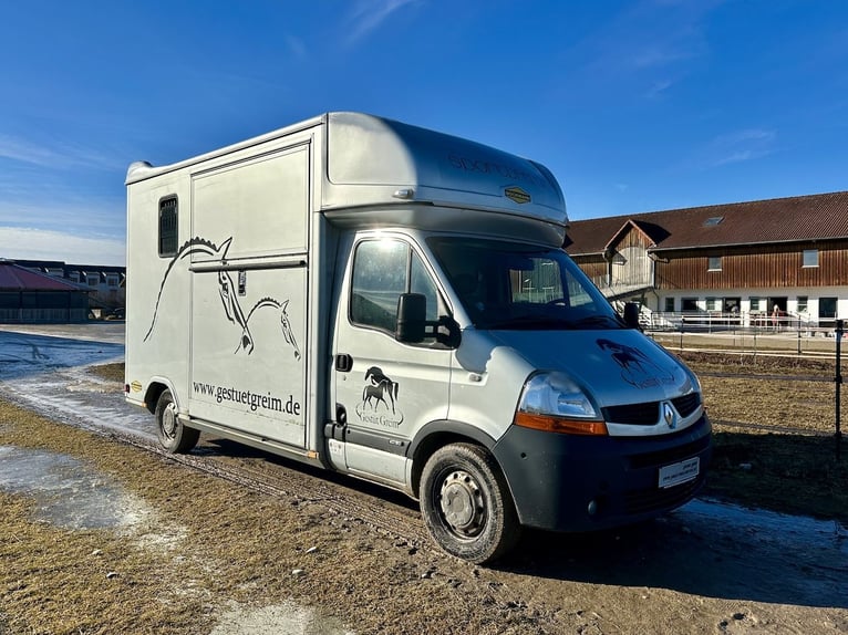 Renault Master Böckmann Compact TL 2-Pferdetransporter Compact Automatik LKW Sattelkammer