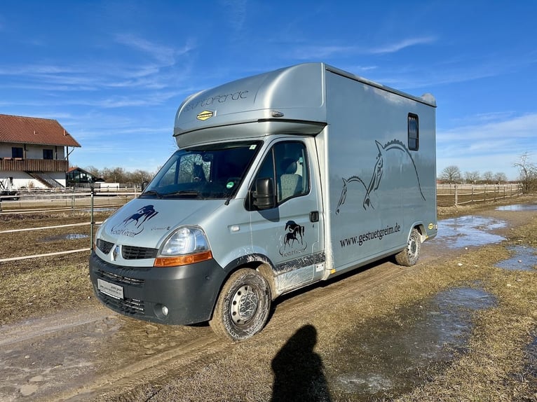 Renault Master Böckmann Compact TL 2-Pferdetransporter Compact Automatik LKW Sattelkammer