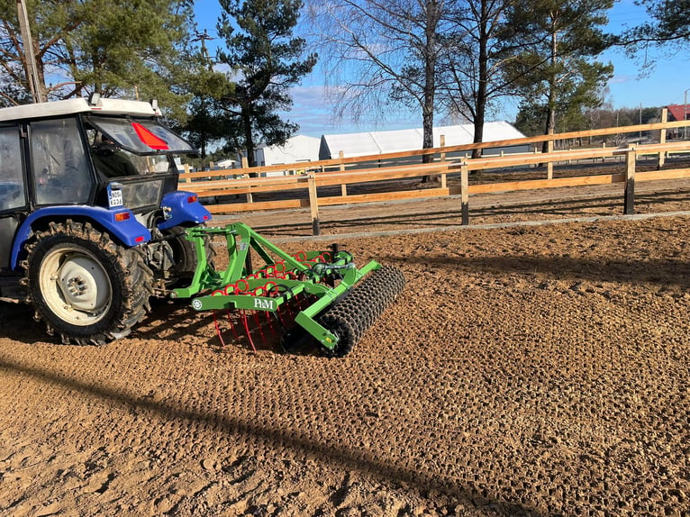 Reitplatzplaner für Reitplatz- und Reithallenböden, Rasen- und Sandplätze, Hunter 2,0 m, Gummirad