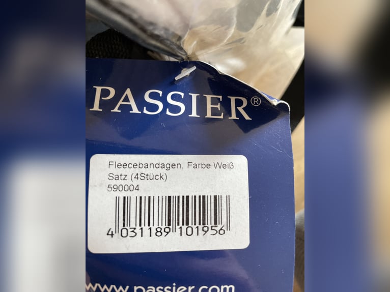 Bandagen Fleece Passier WB weiß