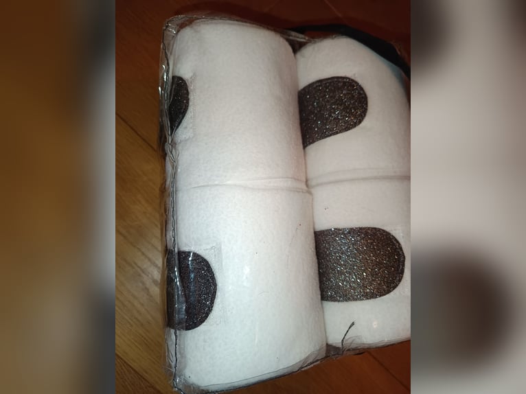 Bandagen weiß glitzer wb