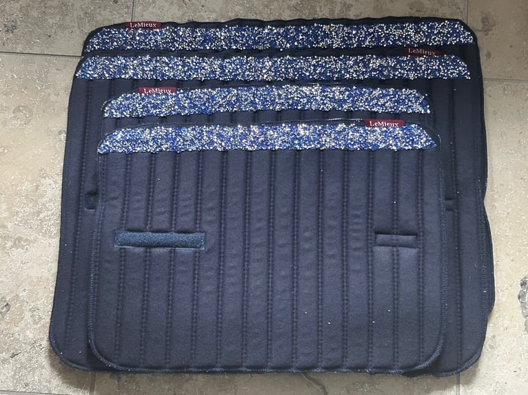 Bandagenunterlagen Memory Foam mit Strass Diamant Band (4er Set)