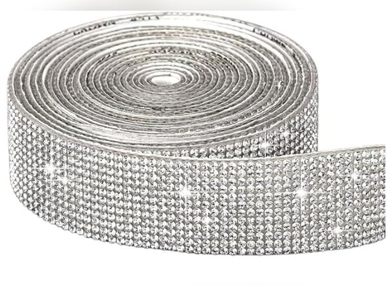 Bandagenunterlagen mit Glitzersteinen Strass Bling Band (2er Set)