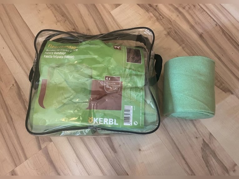 Kerbl Bandagen Fleecebandagen Warmblut 12cm x 3m apfelgrün grün WB