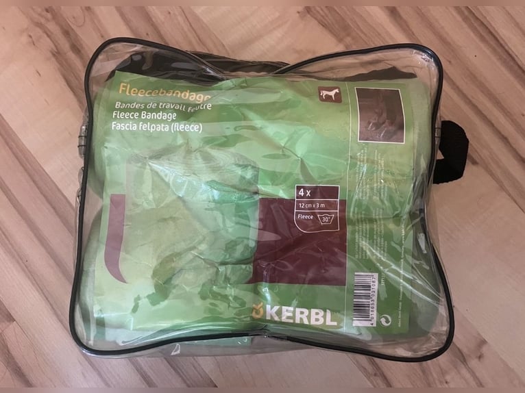Kerbl Bandagen Fleecebandagen Warmblut 12cm x 3m apfelgrün grün WB