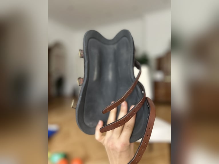 Dyon Leder Dressur-Gamaschen – braun – mit zwei Innenpads