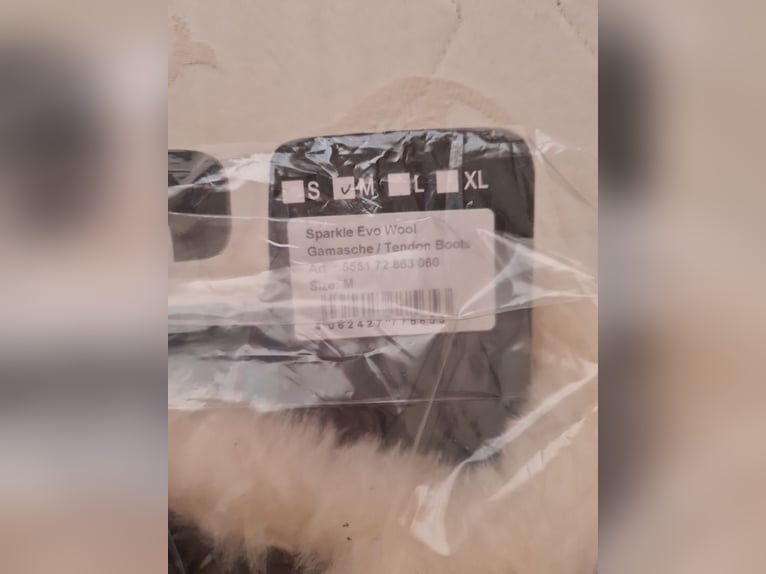 Eskadron Gamaschen Set, Braun | Faux Fur | Neu!! Größe M