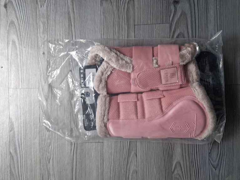 Eskadron Mesh Gamaschen L pearl rose rosa