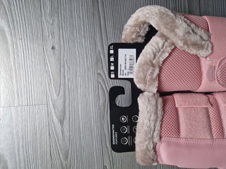 Eskadron Mesh Gamaschen L pearl rose rosa