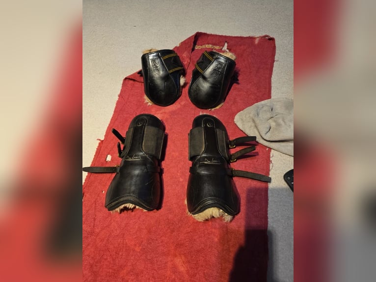 Lammfell Ledergamaschen zu verkaufen 