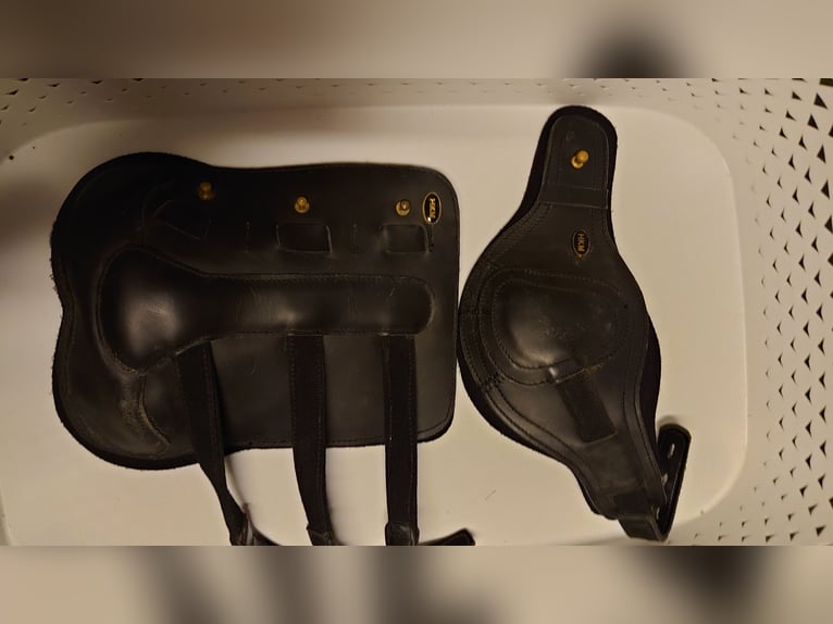 Ledergamaschen mit Wechselinlays Pony schwarz 