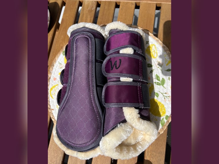 NEU! Gamaschen in Lila, Größe L, super Soft