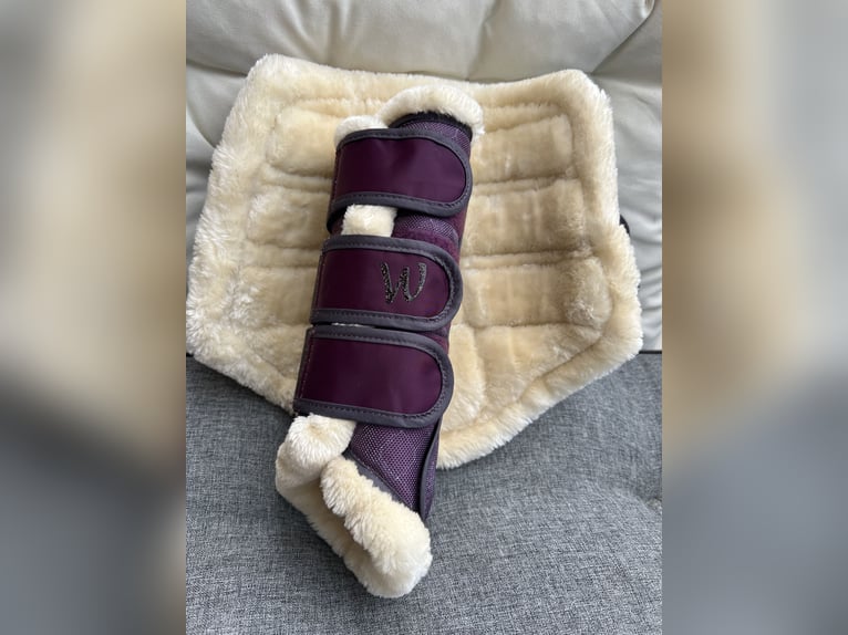 NEU! Gamaschen in Lila, Größe L, super Soft