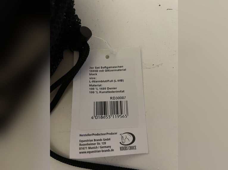 NEU!Riderschoice,Ridersdeal Gamaschen,Lammfell,WB, Glitzer