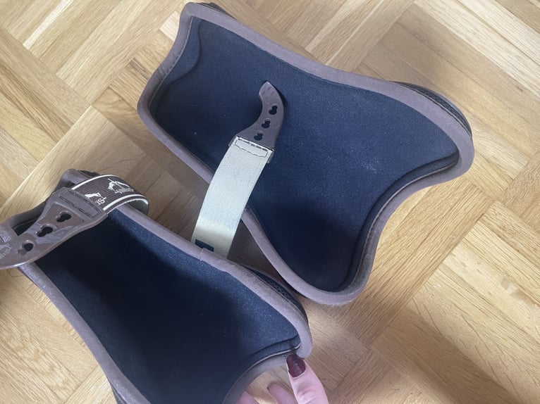 Veredus gamaschen braun vorne und hinten neu