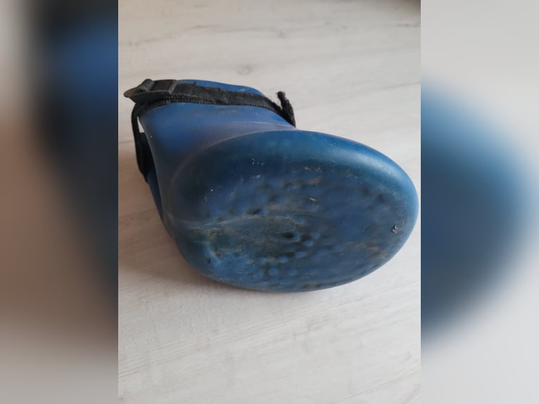Krankenhufschuh blau