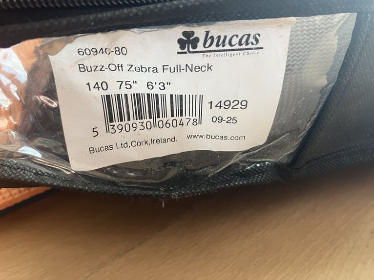 Bucas Fliegendecke Zebra in 140