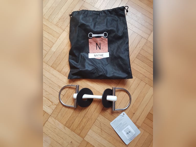 Nathe D-Ring Gebiss, Stangengebiss, biegsame Stange 130 cm NEU !