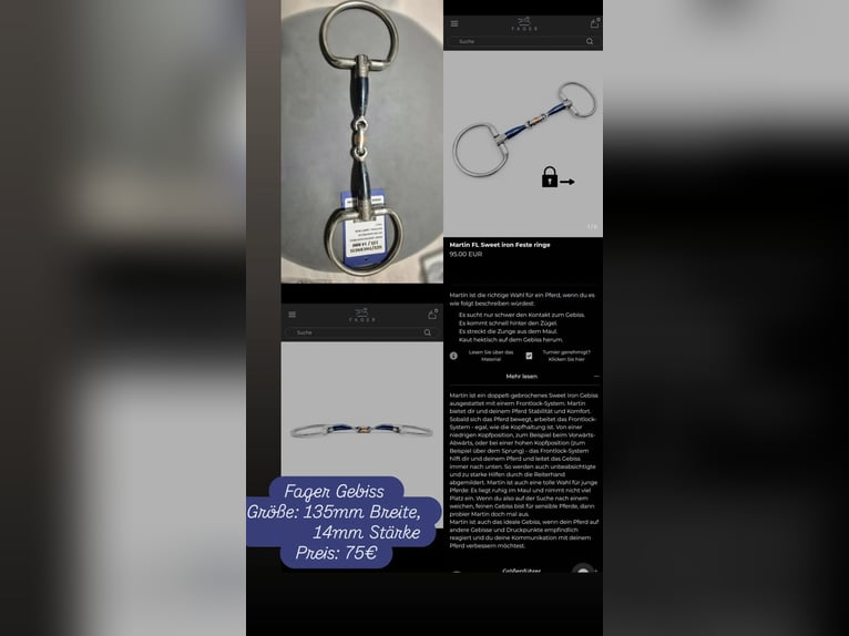 Doppeltgebrochenes Gebiss