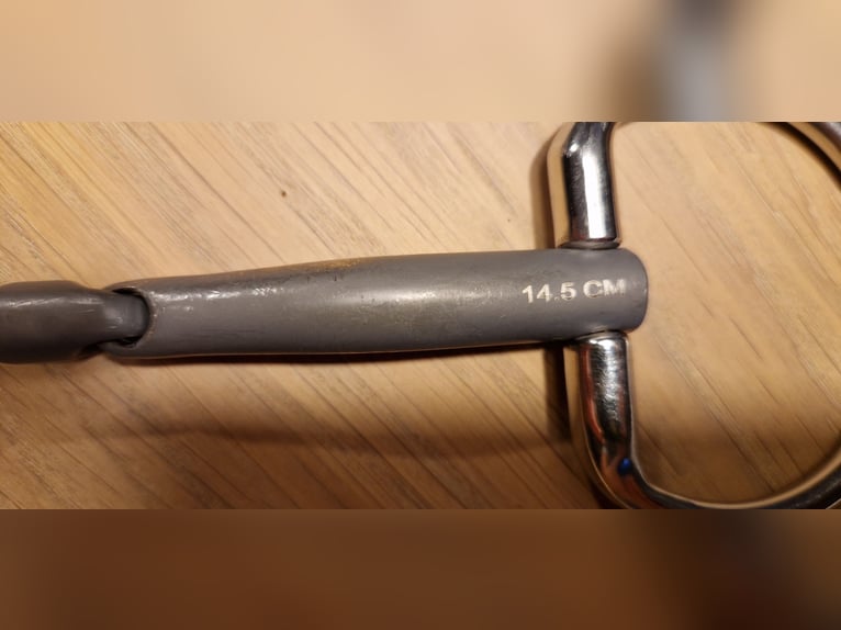 Gebiss Fager Emil Ringe fest 14,5 cm Titan doppelt gebrochen 14mm