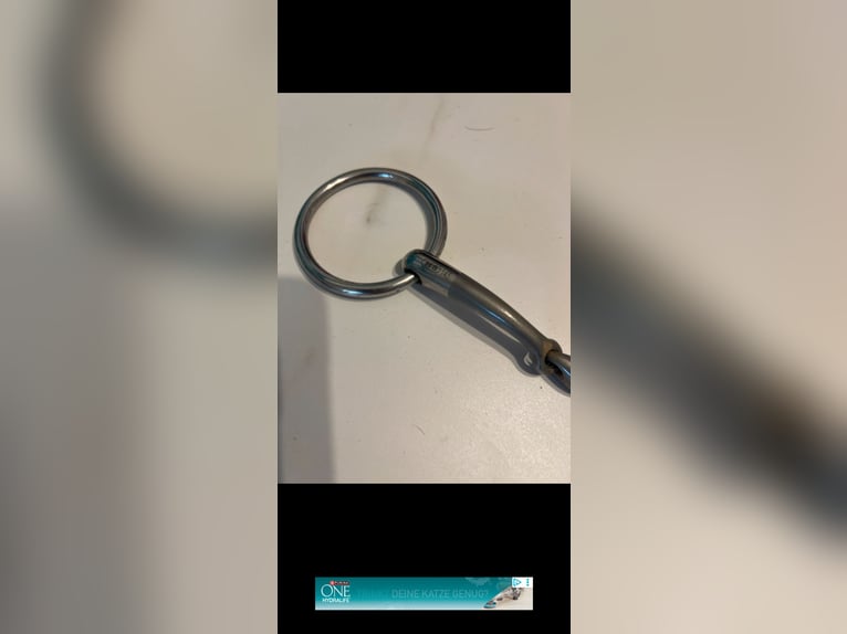 HS Sprenger SATINOX doppelt gebrochen Unterlegtrense 14,5cm