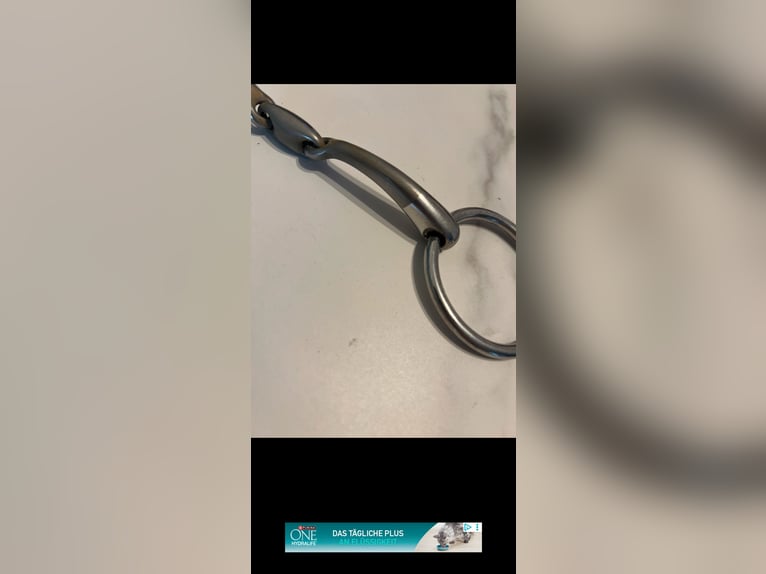 HS Sprenger SATINOX doppelt gebrochen Unterlegtrense 14,5cm